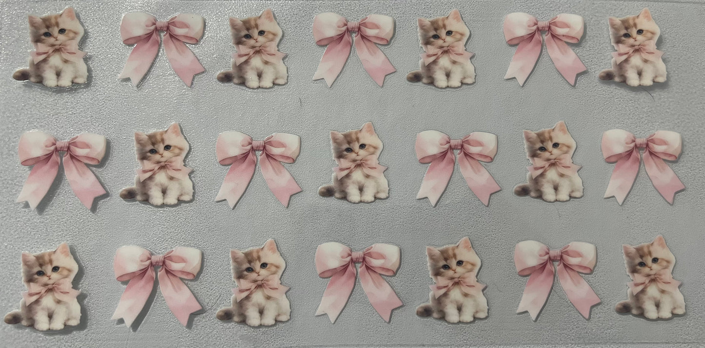 Pink bows and Kittens