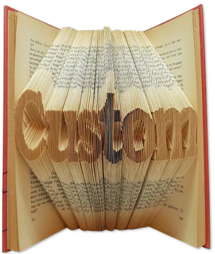 Custom Word or Name - Book Font