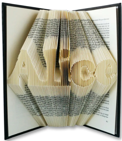 Custom Word or Name - Book Font
