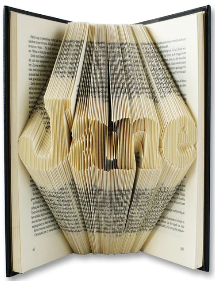 Custom Word or Name - Book Font