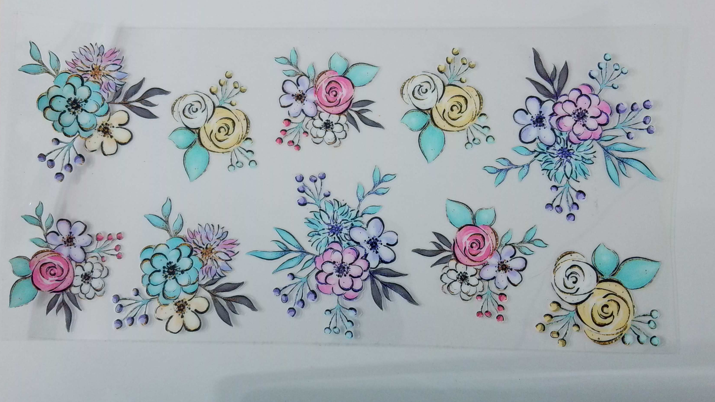 FL038 Pastel Bouquets