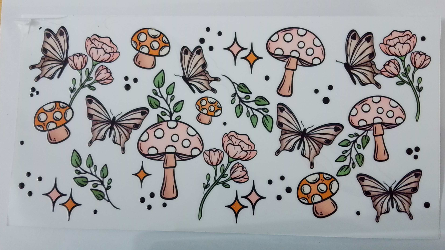 FL041 Flowers, Mushrooms & Butterflies