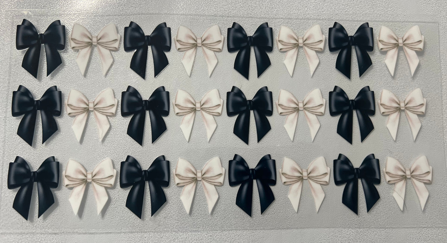 Black and White Bows