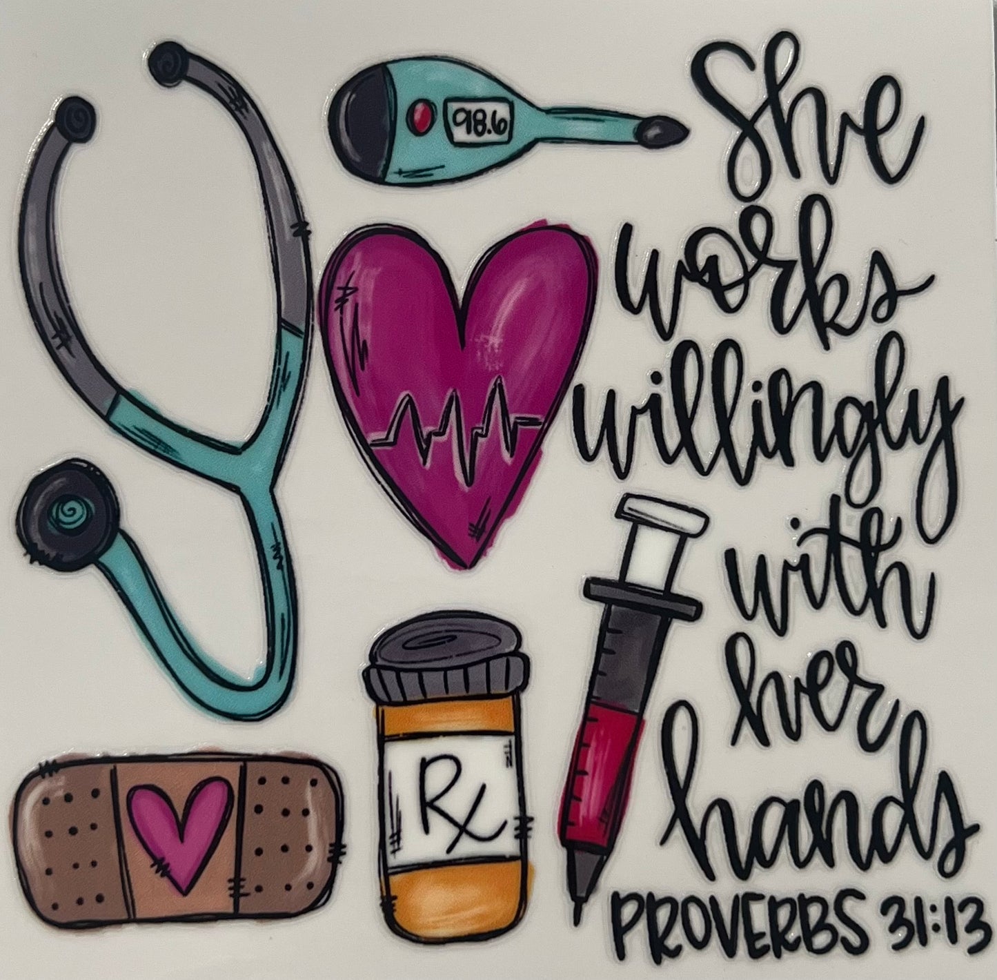 Willing works with her hands