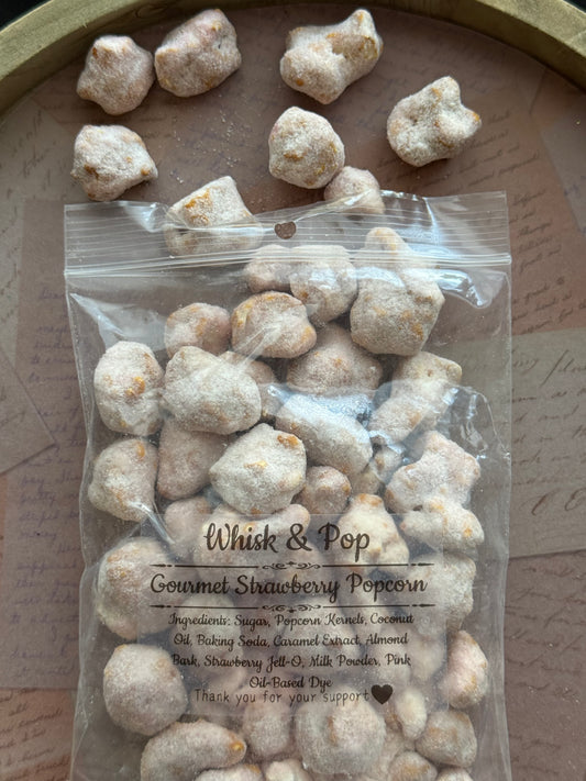 Gourmet Strawberry Popcorn