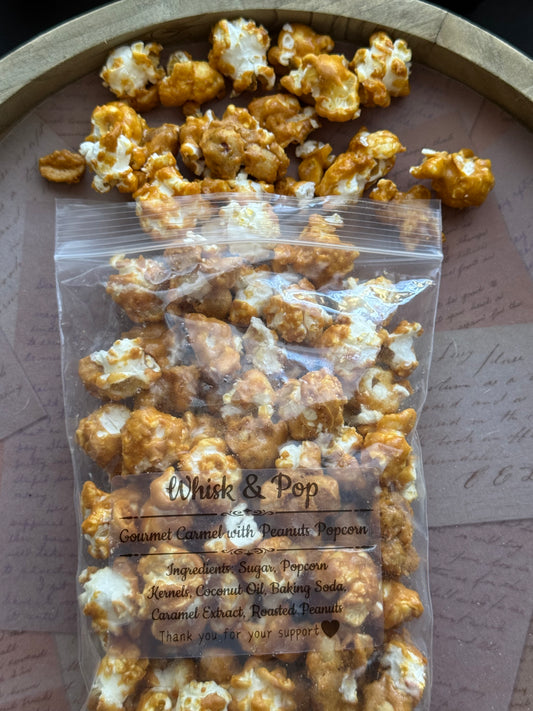Gourmet Peanut Brittle Popcorn