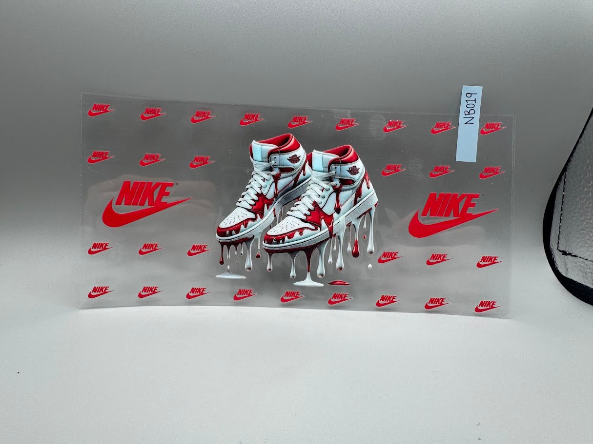 NB019 Red Nike Shoe Drip