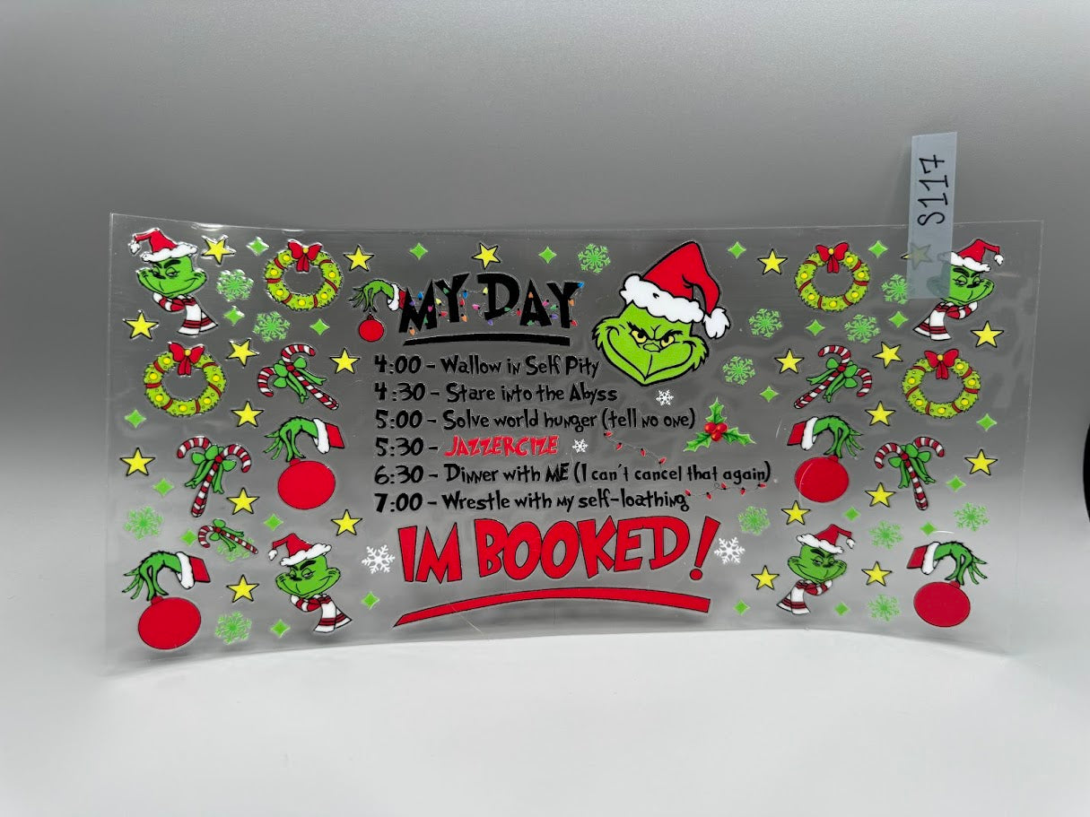 XMAS004 Grinch Day Planner