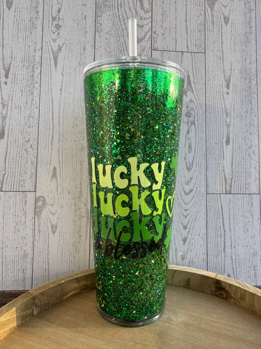 Lucky and Blessed 20oz Acrylic
