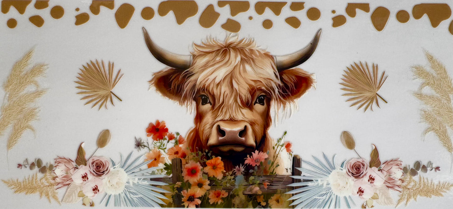 Floral Cow