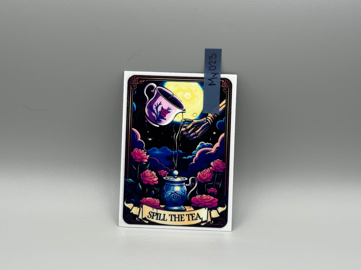 MY023 Spill The Tea Tarot card