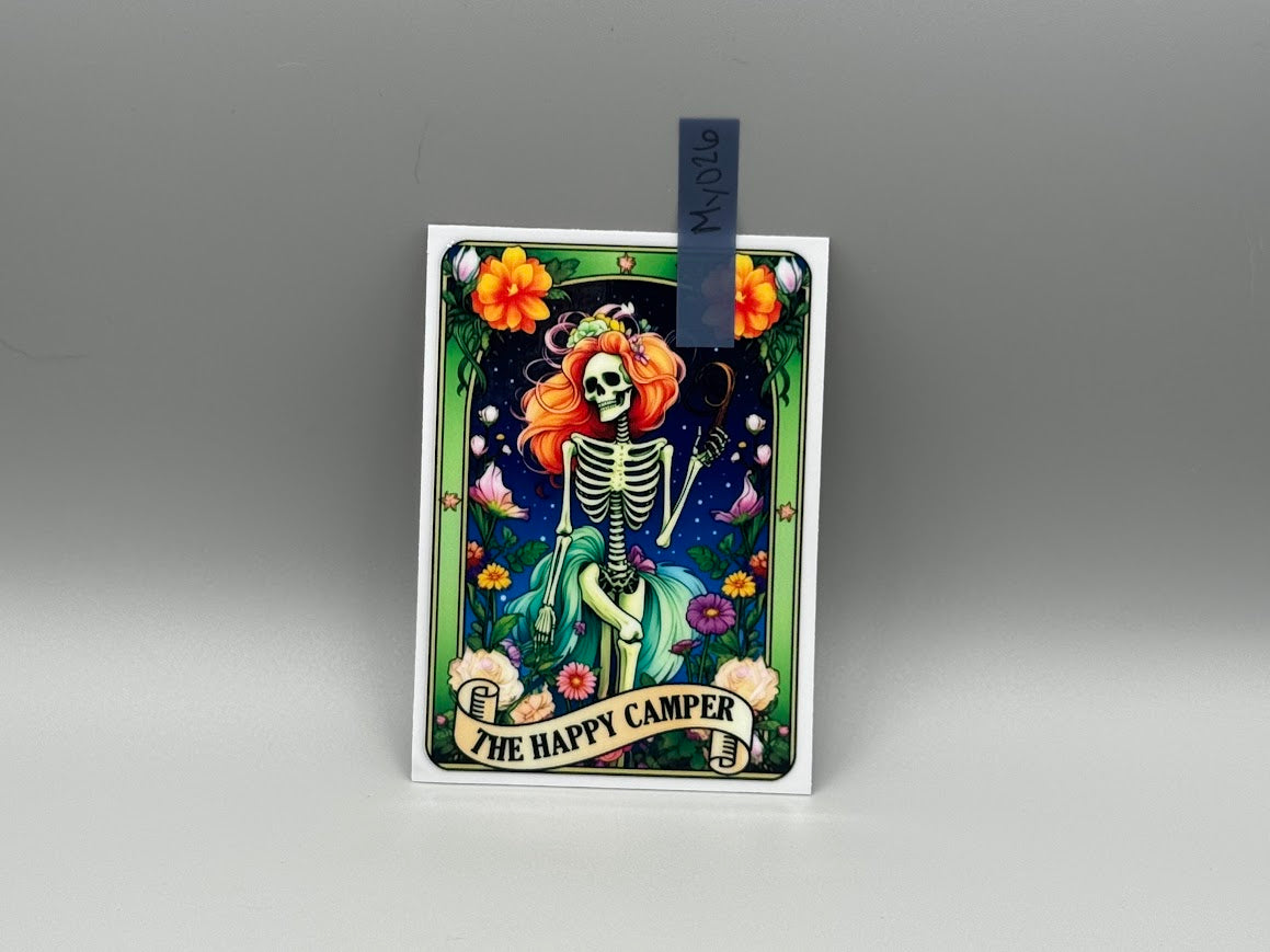 MY026 The Happy Camper Tarot card