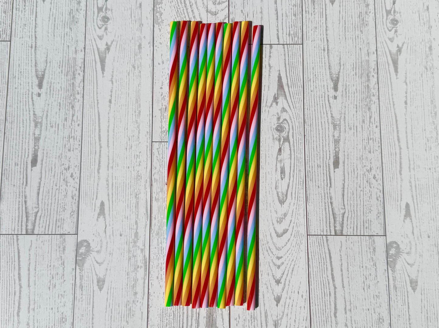 Long Rainbow Straws