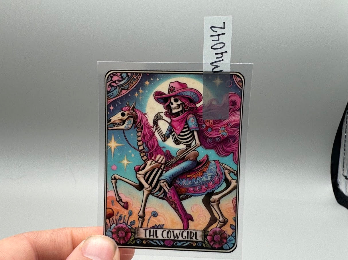 MY042 The Cowgirl Tarot card