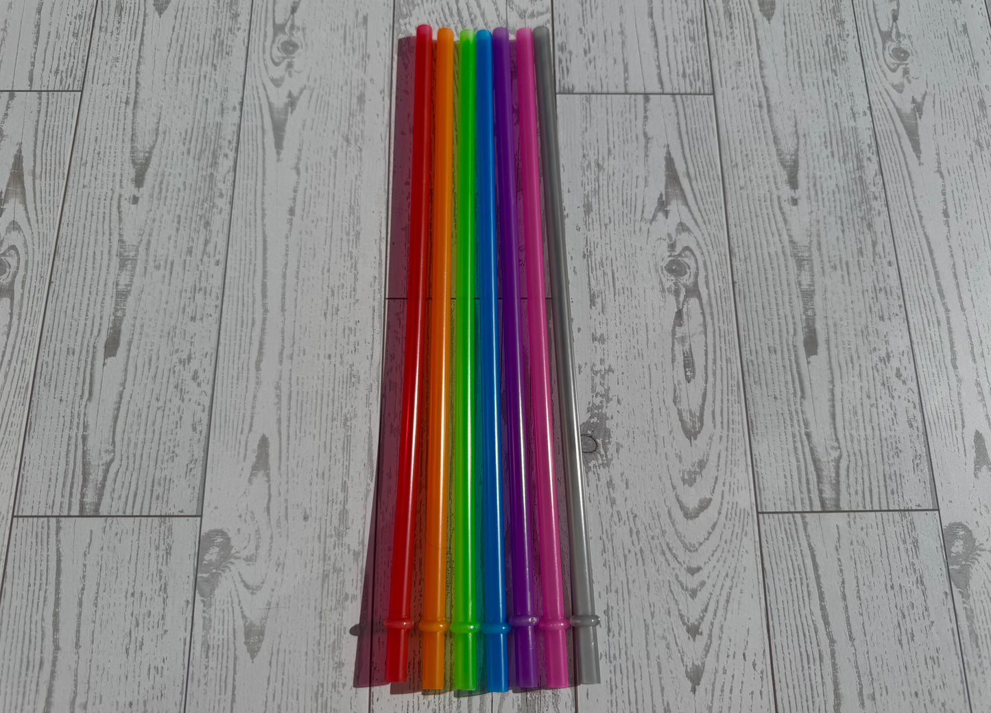 Long Colorful Acrylic Straws