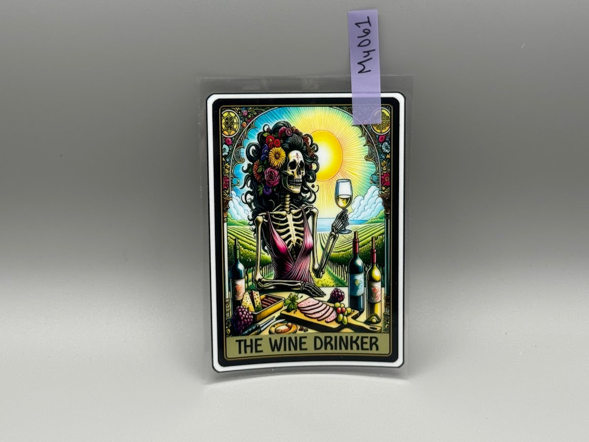 MY061 The Wine Drinker Tarot Card