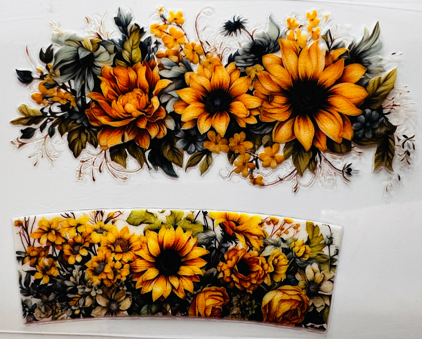Yellow floral mini