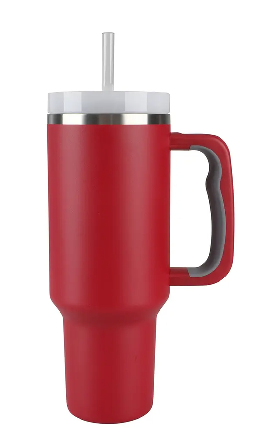 Scarlet Smile 40oz Stainless Steel Tumbler