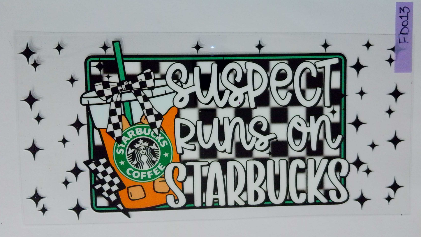 FD013 Suspect Runs on Starbucks