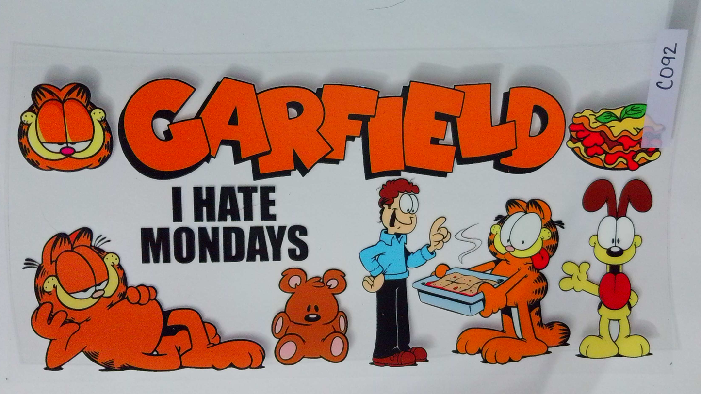 C092 Garfield I Hate Mondays