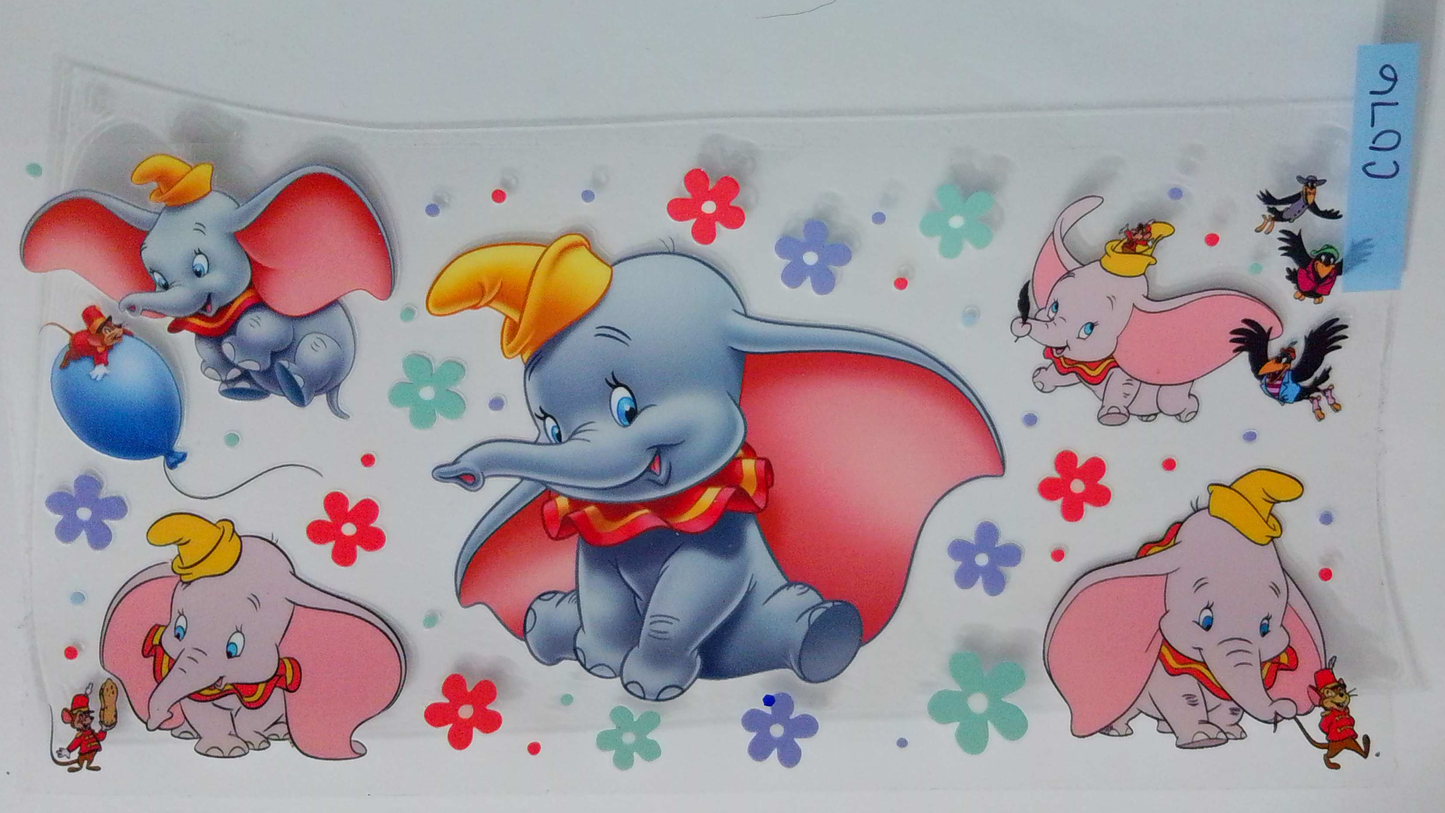 C076 Dumbo w/ flowers