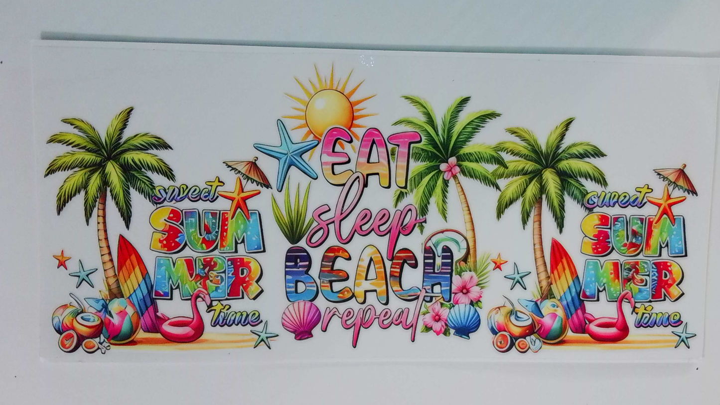 SUM001 Eat Sleep Beach Repeat
