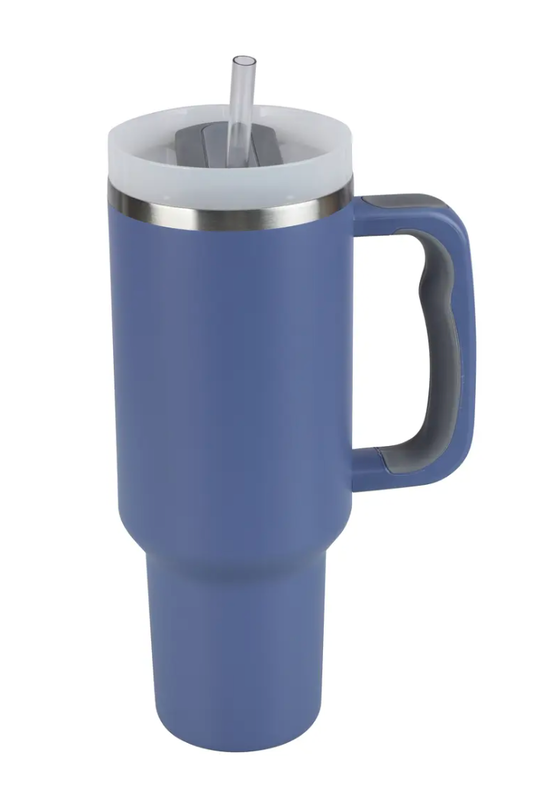 Steel Blue 40oz Stainless Steel Tumbler