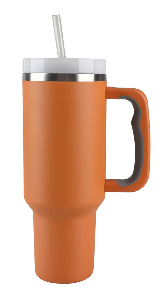 Tomato Cream 40oz Stainless Steel Tumbler