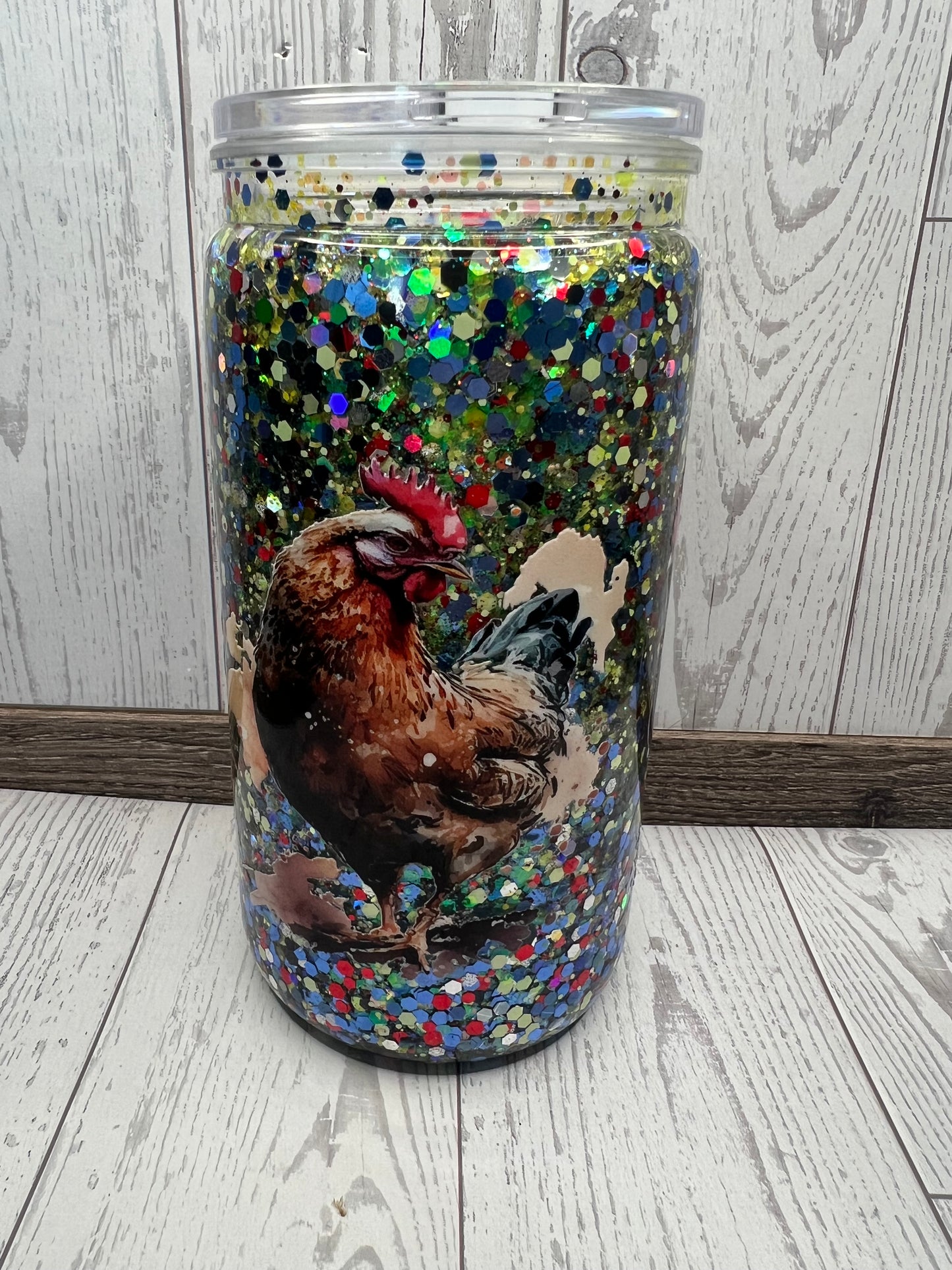 Life is better with chickens - 16oz Acrylic