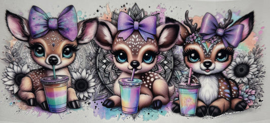 Deer with drinks