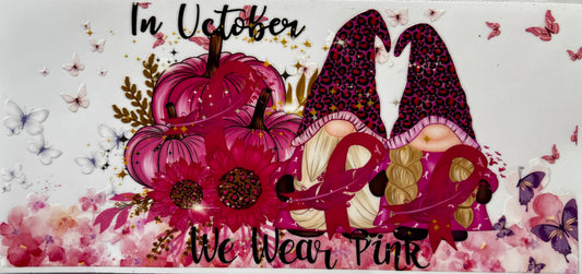 In October we wear pink
