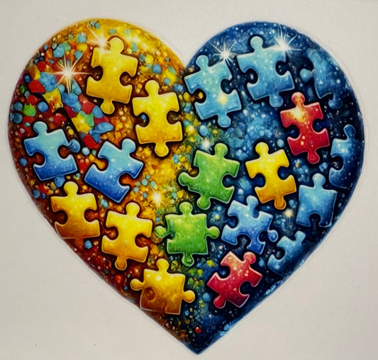Heart and Puzzle Pieces