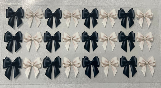 Black and White Bows