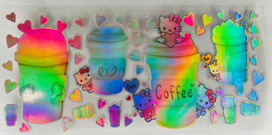 FD050 Hello Kitty Coffee - holographic