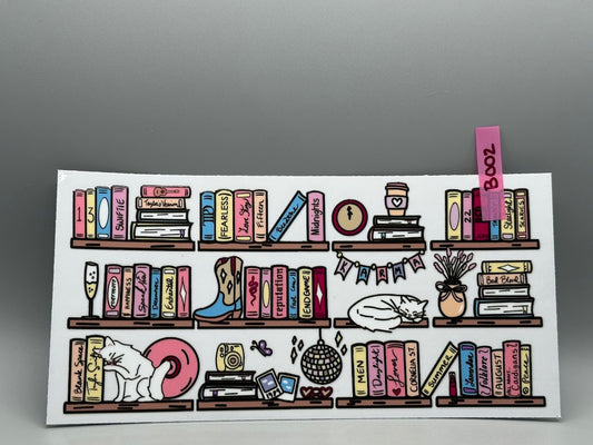 B002 BOOKSHELVES W/ CAT