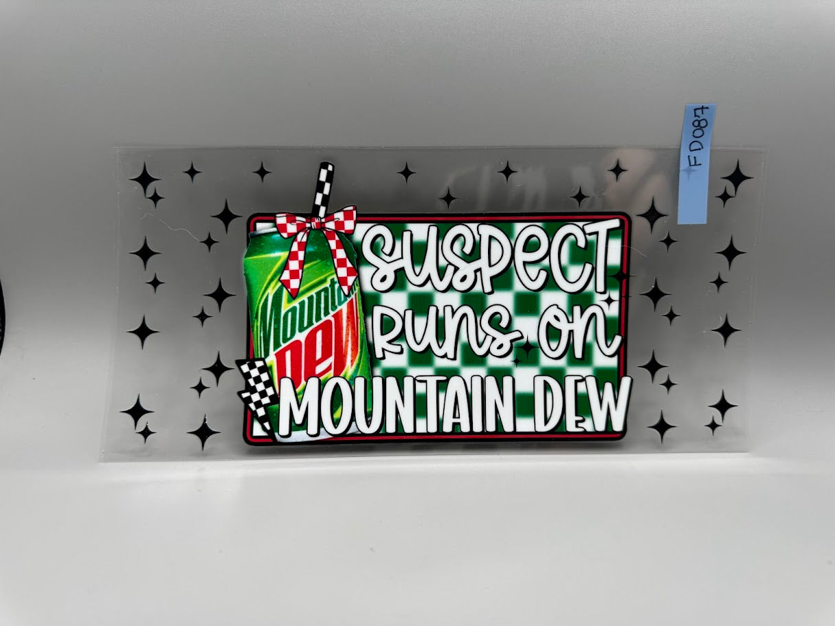 FD087 Suspect Runs on Mountain Dew