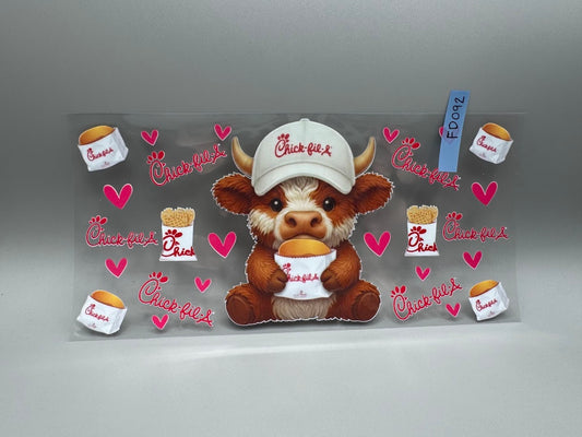 FD092 Chick-fil-a w/ cow