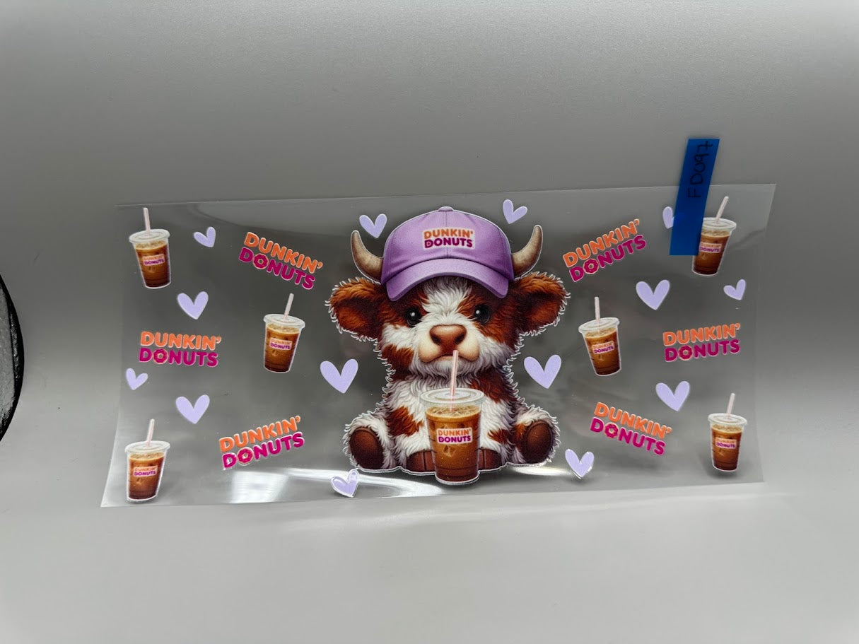 FD097 Dunkin' Donuts w/ cow