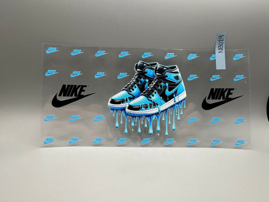 NB029 Blue Nike Shoe Drip