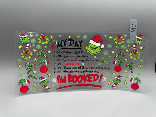 XMAS004 Grinch Day Planner