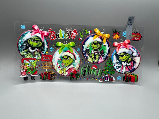 XMAS010 Grinch Ornaments
