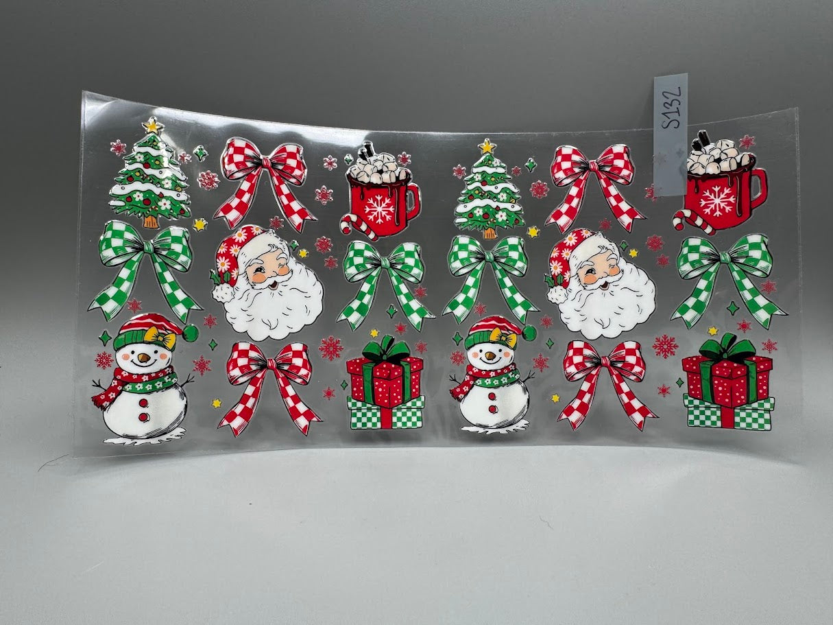 XMAS003 Santa Bows