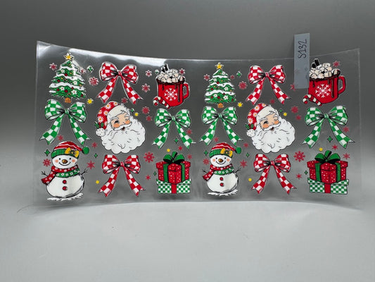 XMAS003 Santa Bows