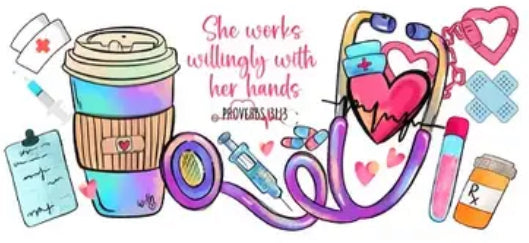She Works Willingly With Her Hands