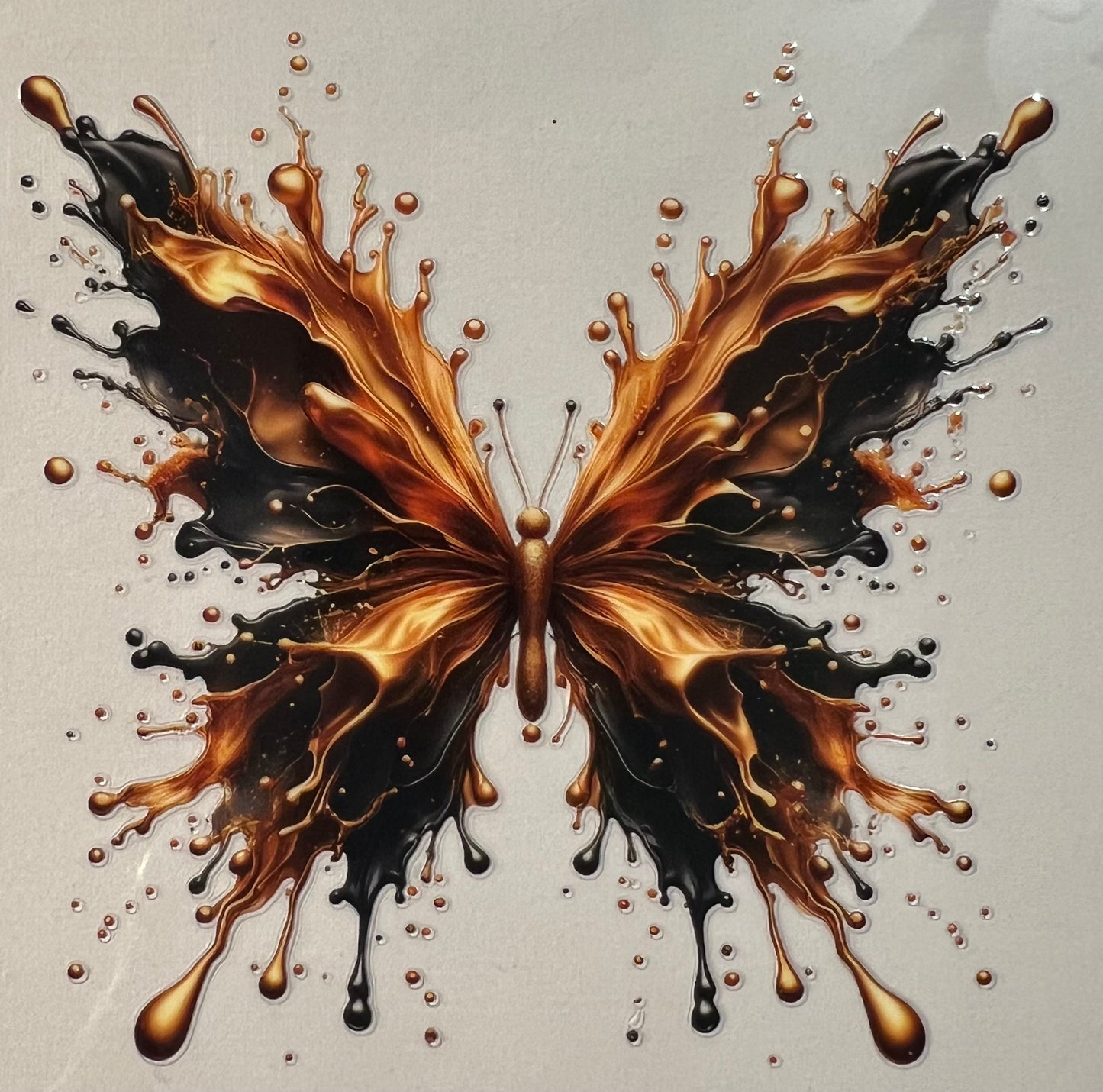Gold and Black Butterfly