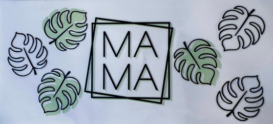 Mama with Leaves