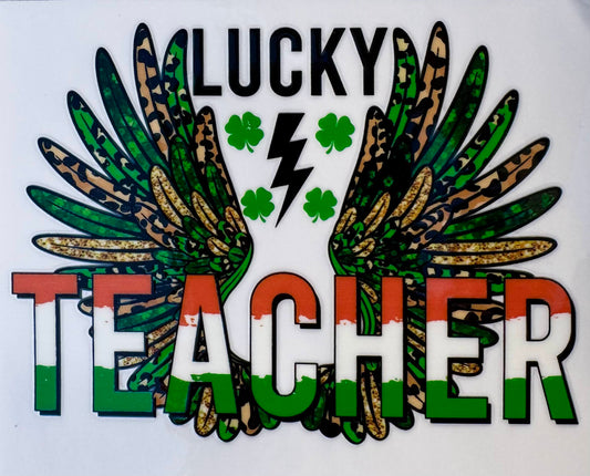 Lucky Teacher with Wings
