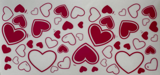Valentines Pink Hearts