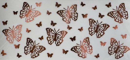 Rose Gold Butterflies