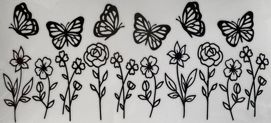 Butterflies and Flowers
